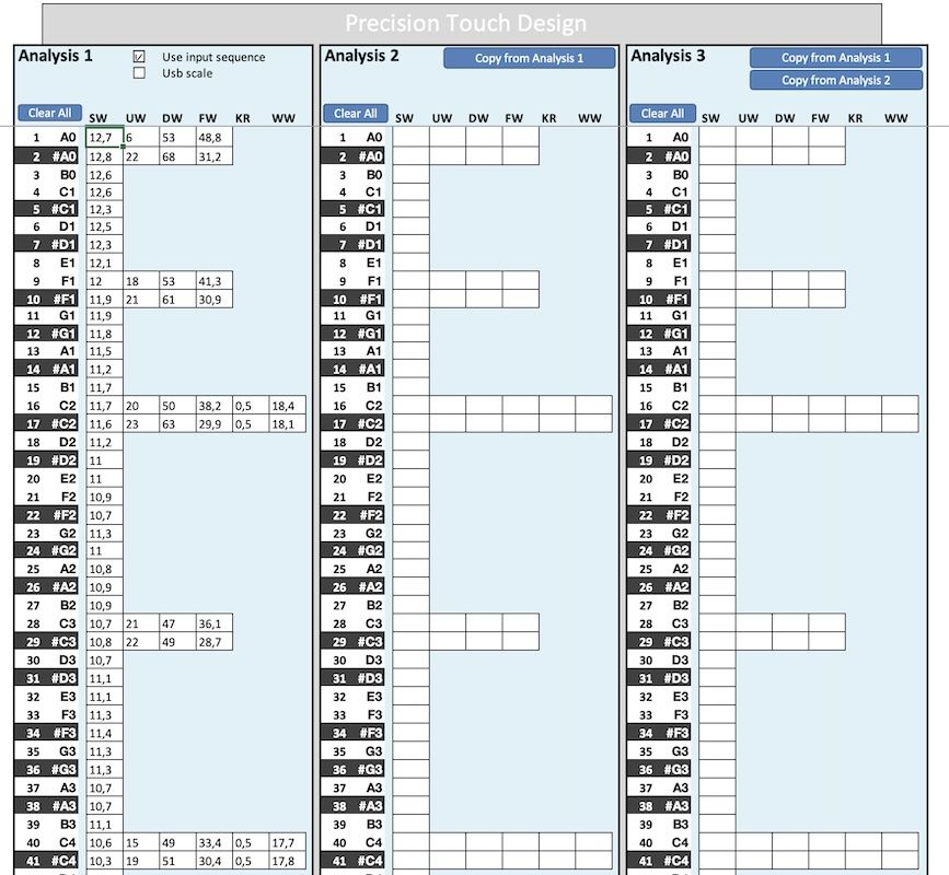 PTD Excel Balancing
